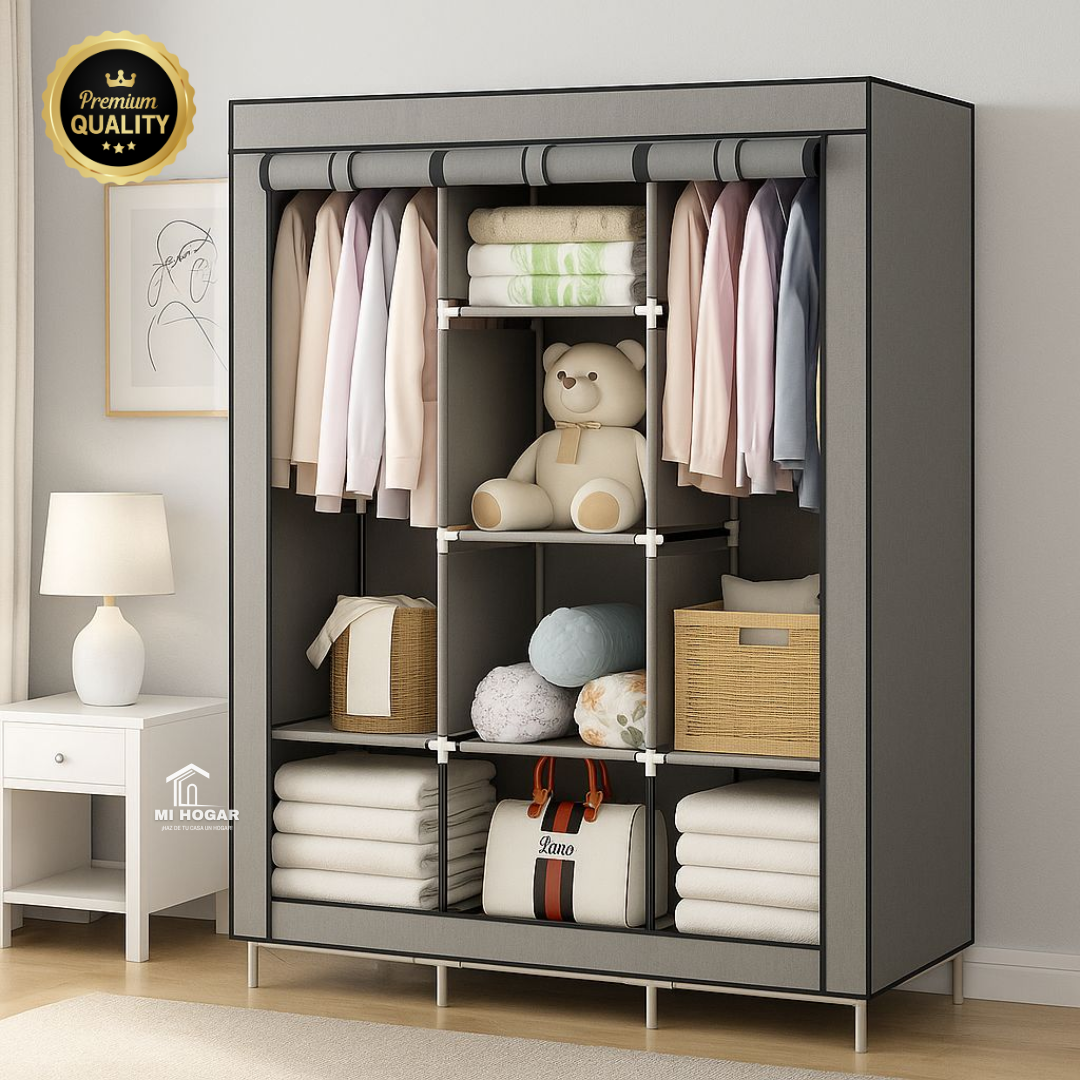 Multirack® | Clóset Armable de 3 Cuerpos con Forro