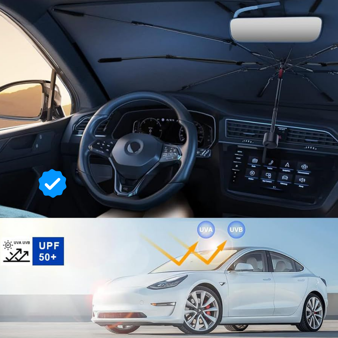 Sombrilla Retráctil para Carro | Siempre Fresco