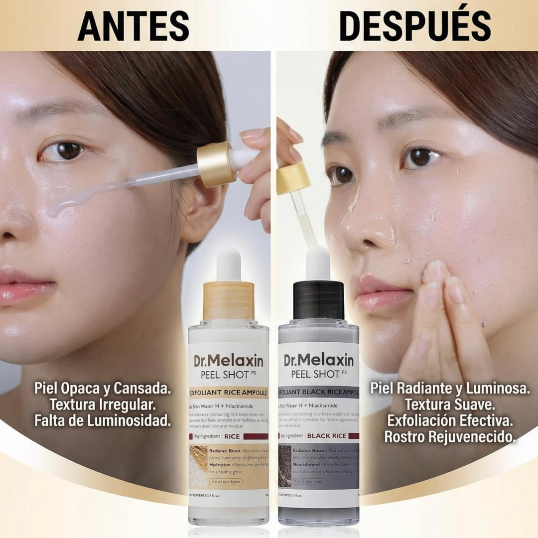 Dr. Melaxin Dúo Sérum Exfoliantes – Renovación Celular y Piel muerta
