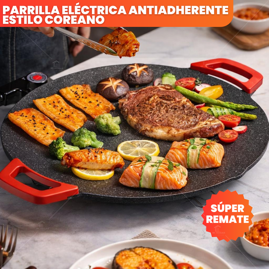 Maxgrill Sartén Eléctrica Antiadherente Tipo Coreano