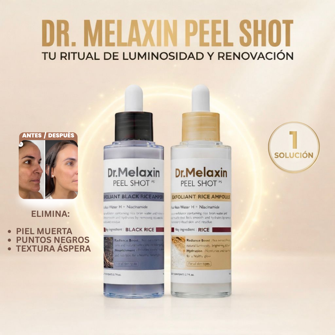 Dr. Melaxin Dúo Sérum Exfoliantes – Renovación Celular y Piel muerta