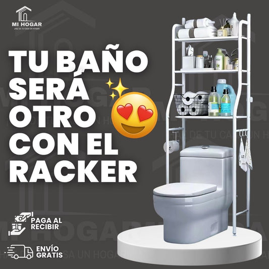 Racker™ | Organizador de 3 Niveles para Baño