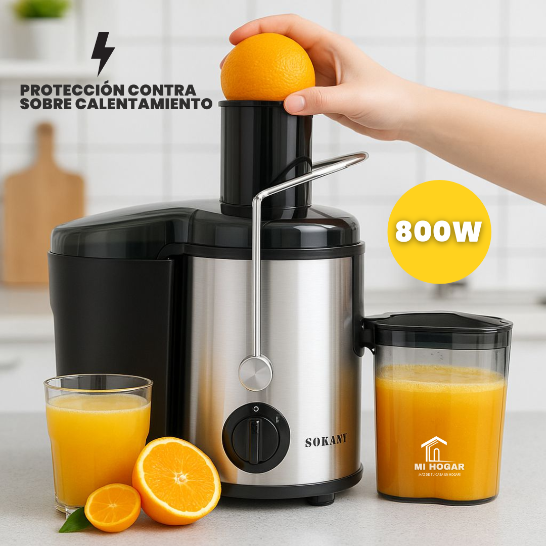 Zumy Pro 800W™ - Extractor de Jugos 3 en 1