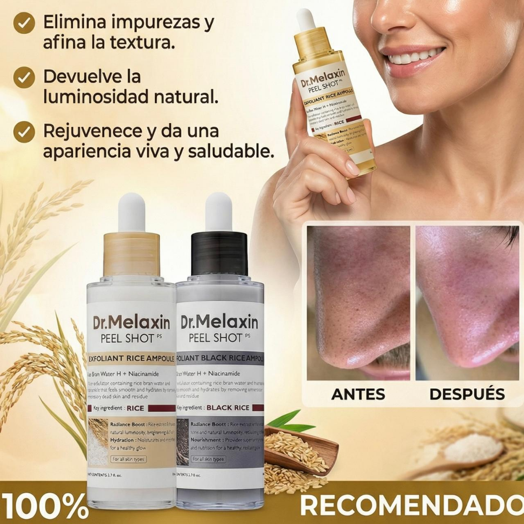 Dr. Melaxin Dúo Sérum Exfoliantes – Renovación Celular y Piel muerta
