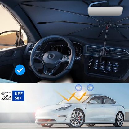 Sombrilla Retráctil para Carro | Siempre Fresco