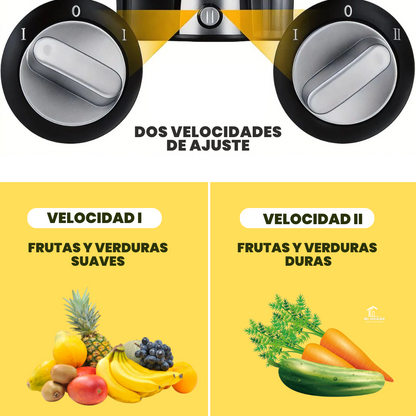 Zumy Pro 800W™ - Extractor de Jugos 3 en 1