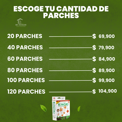 Parches Detox para Pies | Libera toxinas mientras duermes