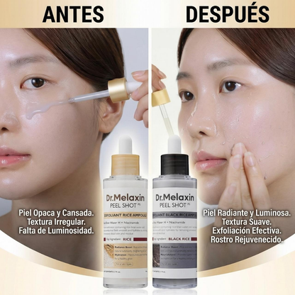 Dr. Melaxin Dúo Sérum Exfoliantes – Renovación Celular y Piel muerta