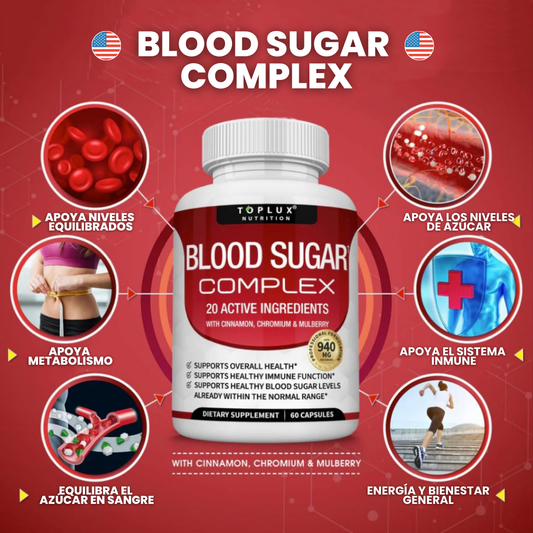 Blood Sugar Complex 60 cápsulas | Importado