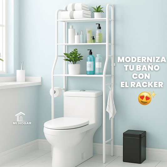 Racker™ | Organizador de 3 Niveles para Baño