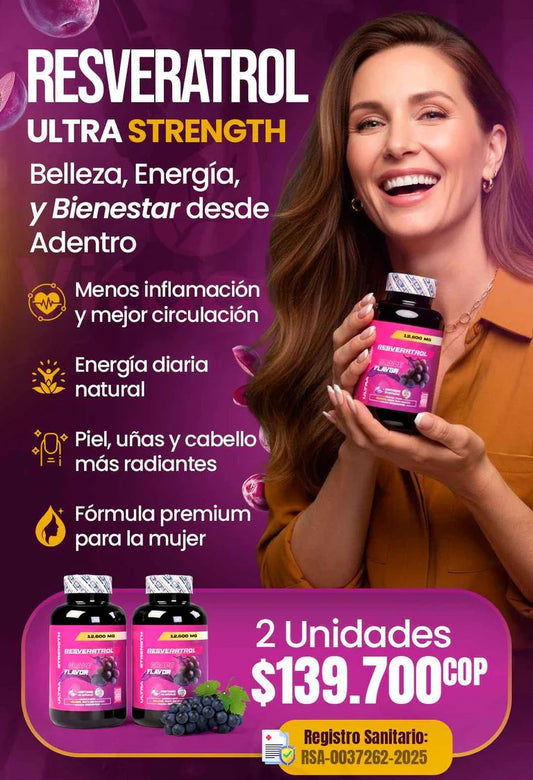 Resveratrol Ultra Strength 12.600 mg