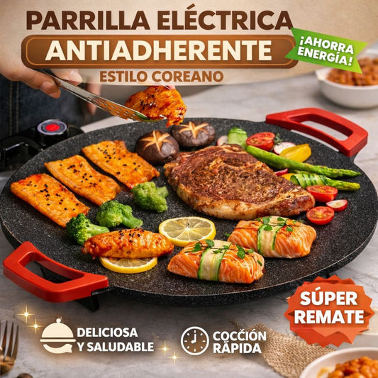 Maxgrill Sartén Eléctrica Antiadherente Tipo Coreano