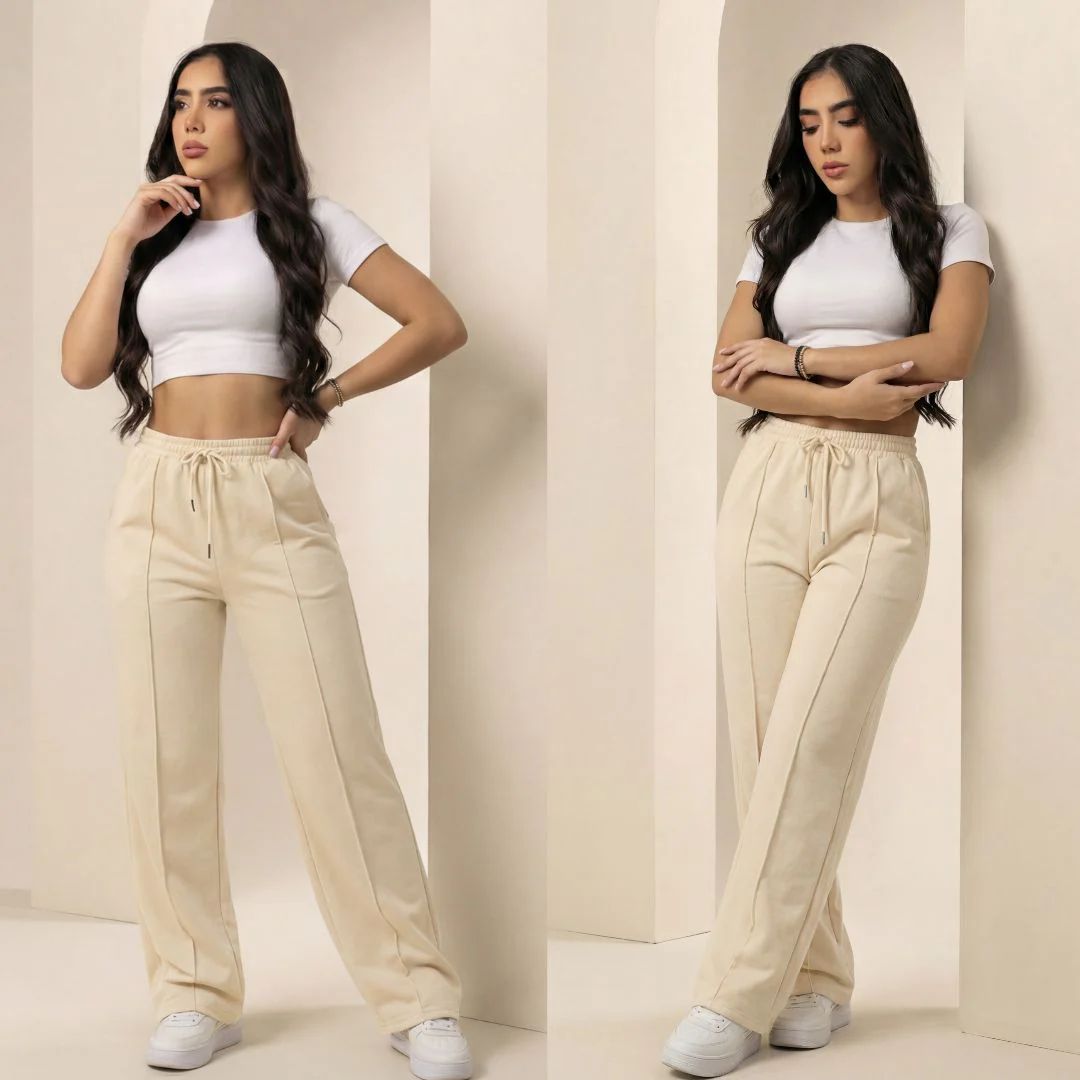 Jogger Bota Recta Premium Cómodo y Fresco | Algodón 100%