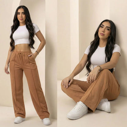 Jogger Bota Recta Premium Cómodo y Fresco | Algodón 100%