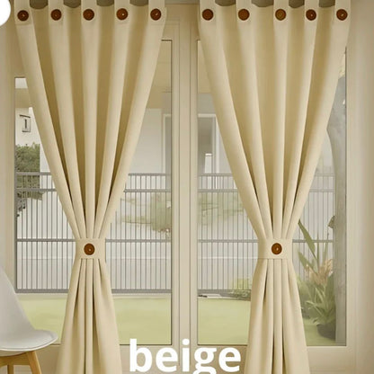 Cortinas Semi Blackout Jacquard 2 Paños 140x210cm