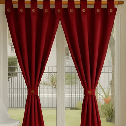 Cortinas Semi Blackout Jacquard 2 Paños 140x210cm