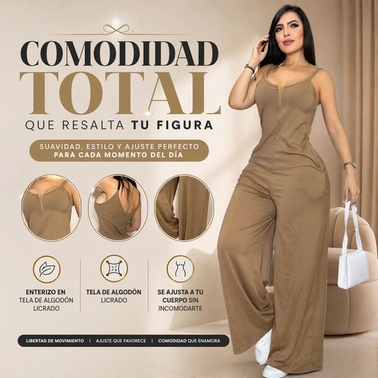 Enterizo Dama en Algodón Licrado: Comodidad Total que Resalta tu Figura