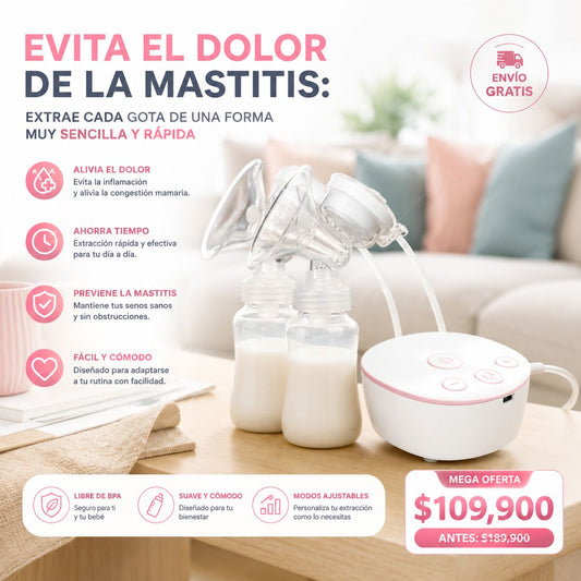 Extractor Doble de Leche Materna Eléctrico🍼