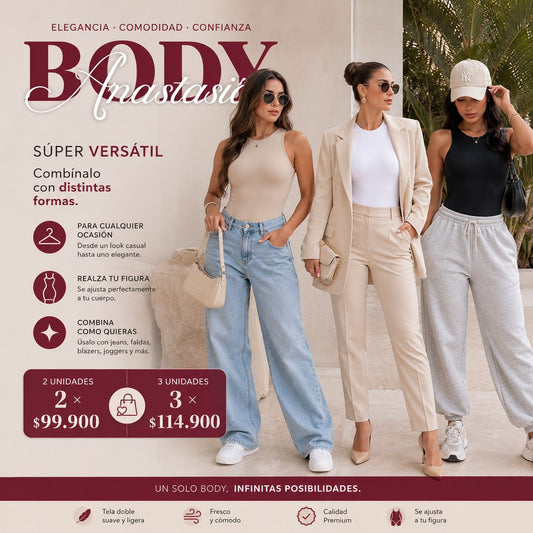 Body Anastasia Suplex Doble | Moldea tu figura