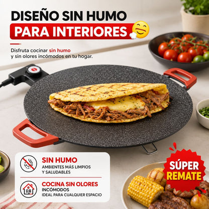 Grillsteak | Parrilla Eléctrica Antiadherente Tipo Coreano 800W