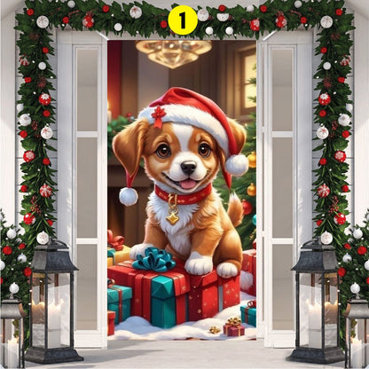 🎄Forro Navideño para Puerta | Medida Estándar