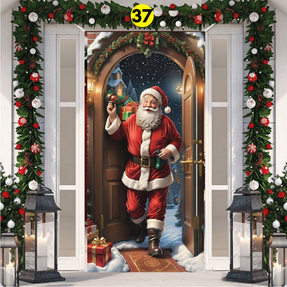 🎄Forro Navideño para Puerta | Medida Estándar