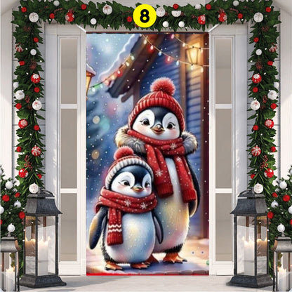 🎄Forro Navideño para Puerta | Medida Estándar