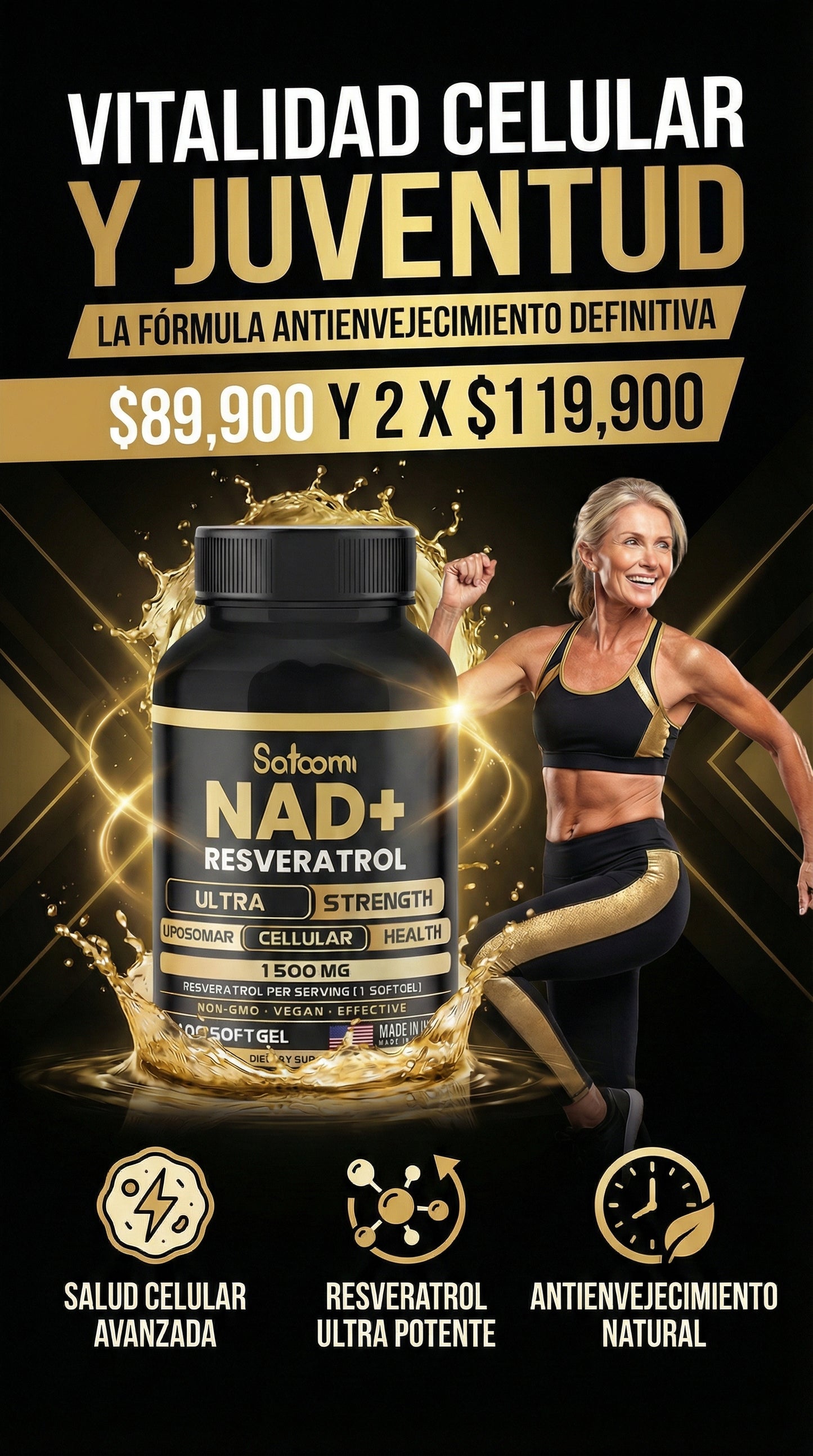 NAD + RESVERATROL OFERTA LIMITADA!