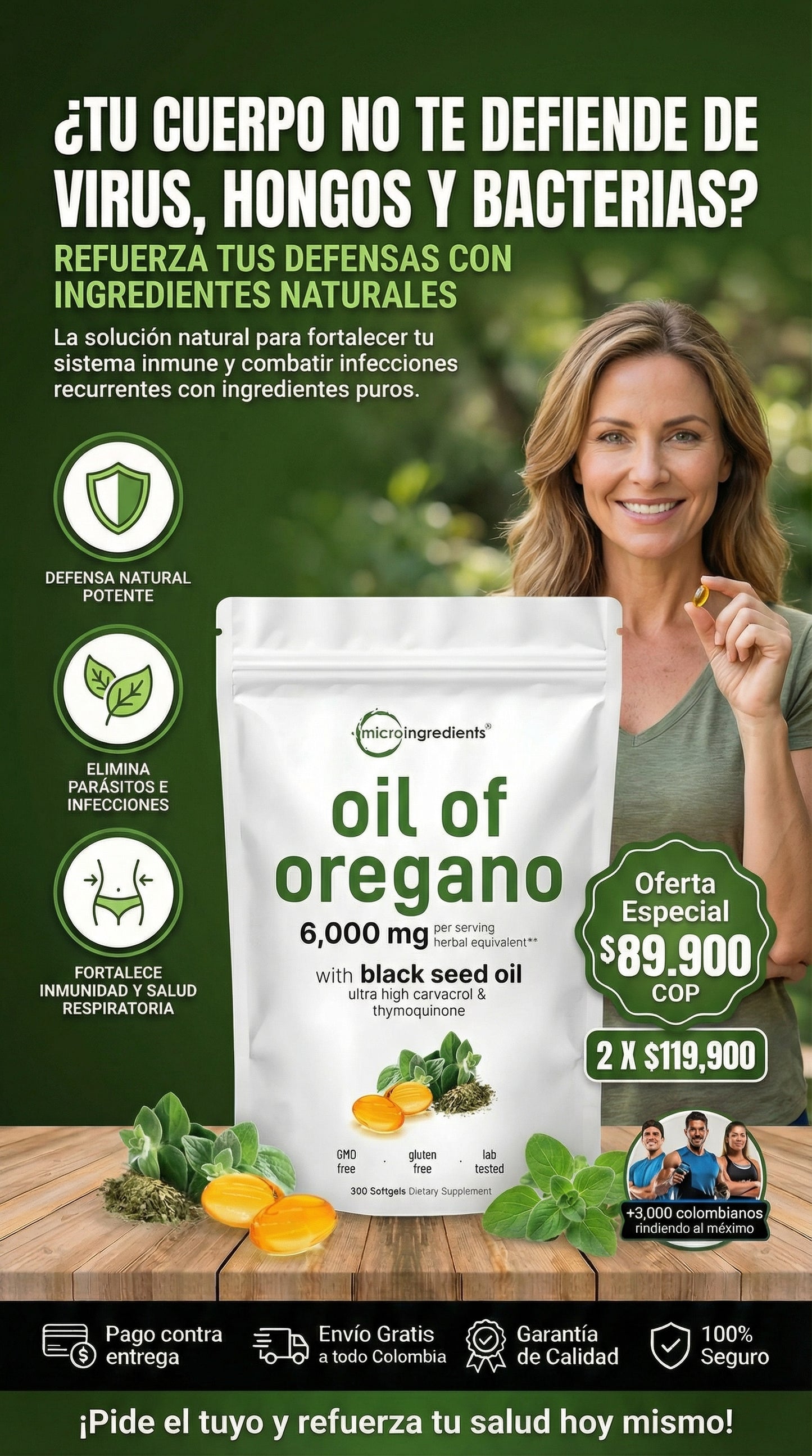 Aceite de oregano | Elimina Hongos, Virus e Infecciones